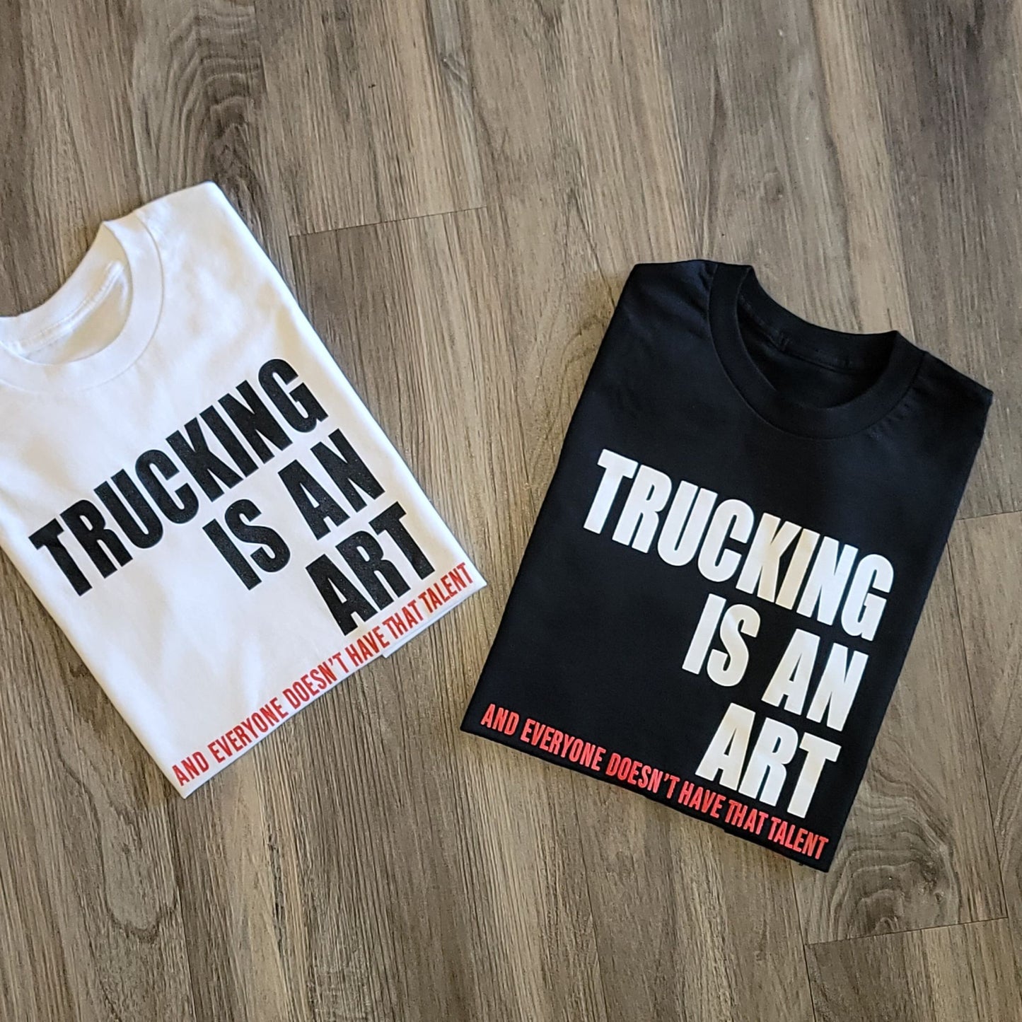 AOT I “Trucking is An Art” Tee (BLK/WHT/RED)