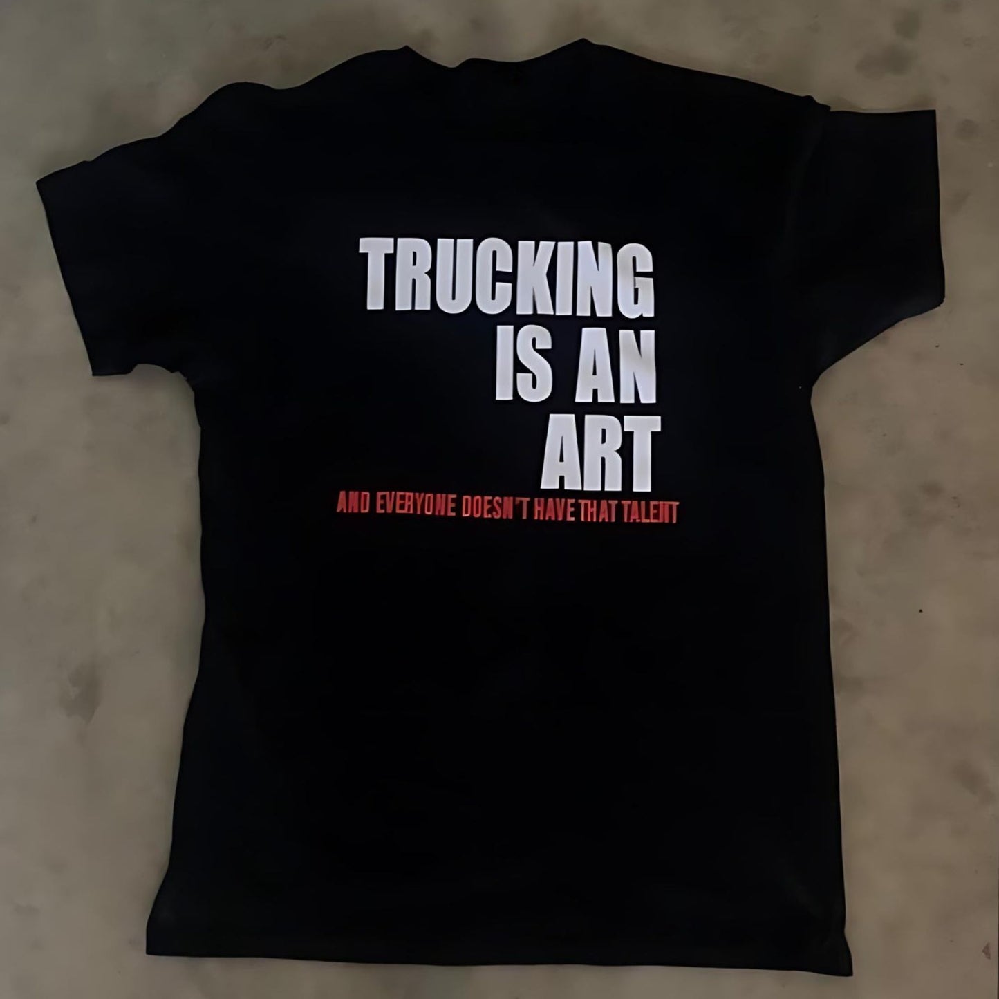 AOT I “Trucking is An Art” Tee (BLK/WHT/RED)