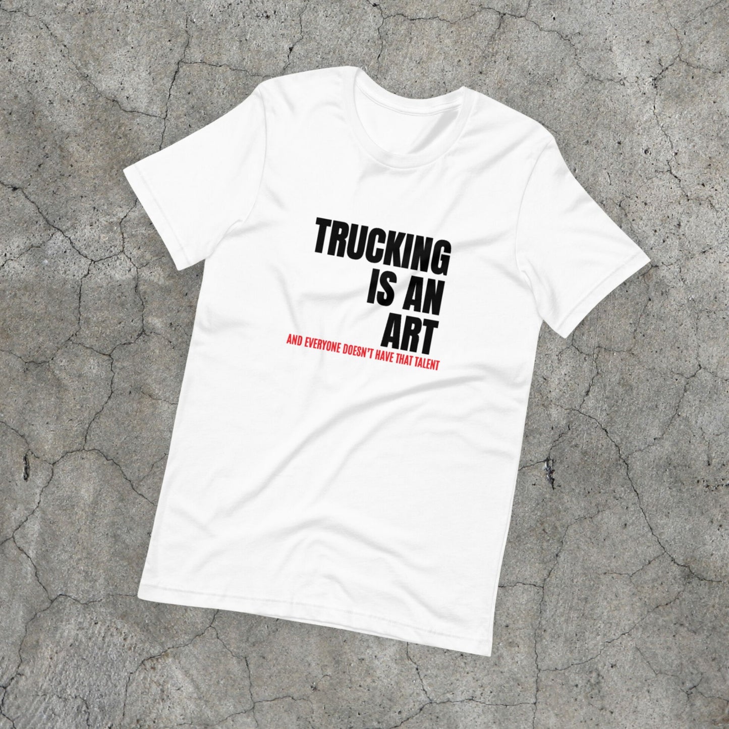 AOT I “Trucking is An Art” Tee (BLK/WHT/RED)