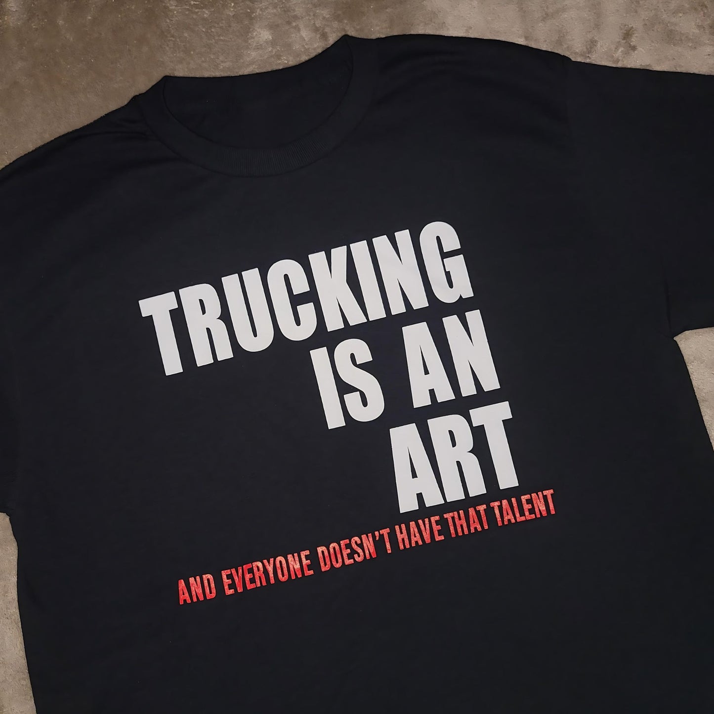 AOT I “Trucking is An Art” Tee (BLK/WHT/RED)